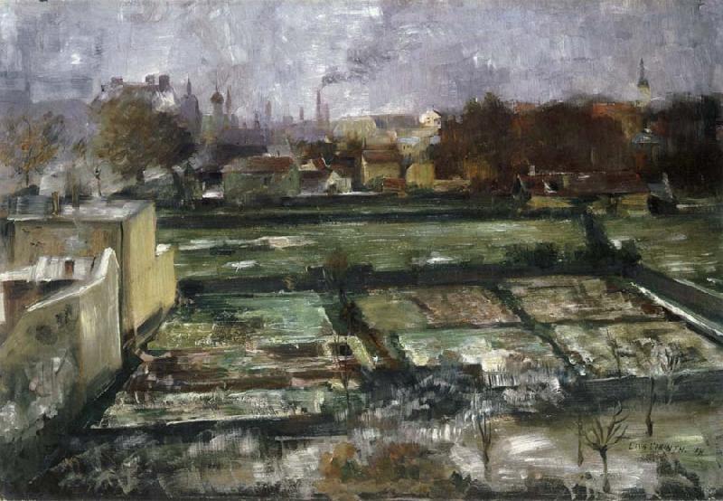 Lovis Corinth View from the Studio